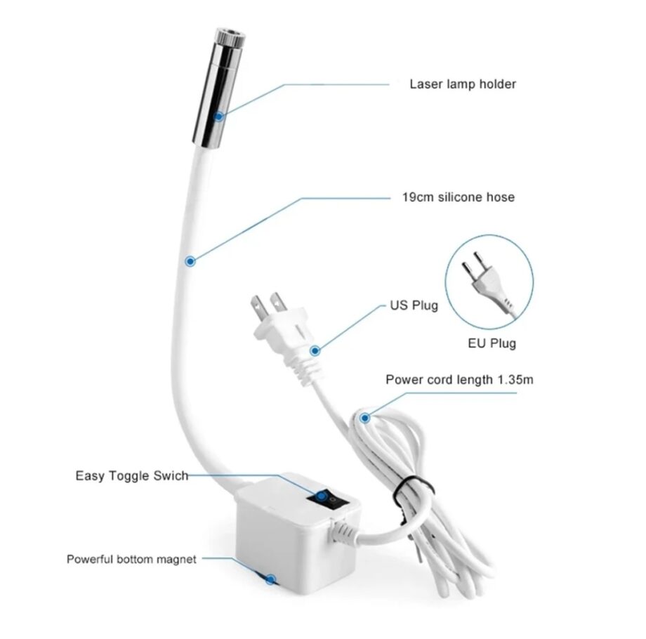 Magnetic Sewing Machine Laser Positioning Light