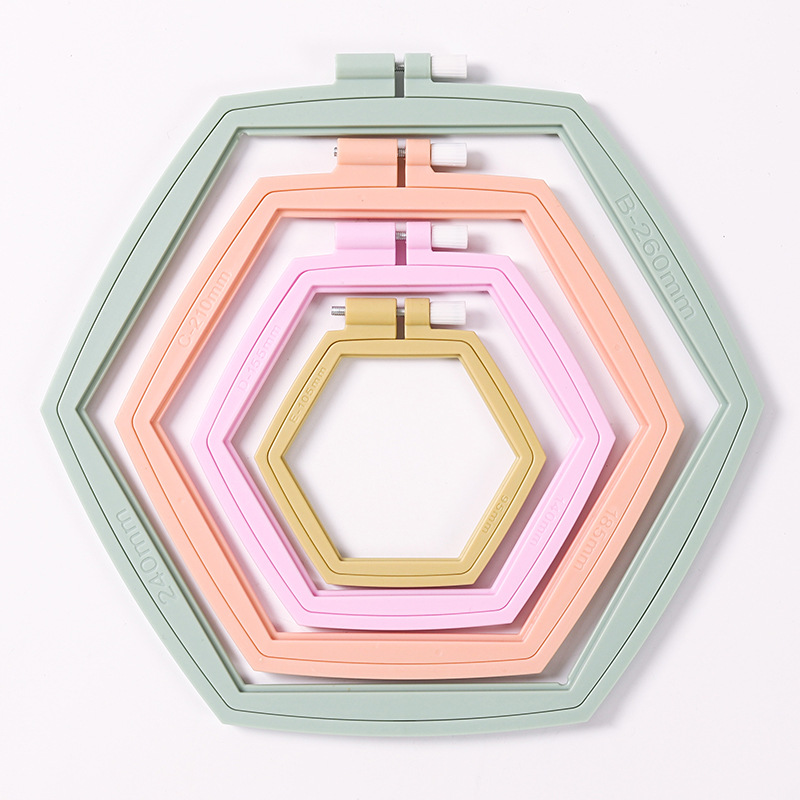 Hexagon Tambour Embroidery Hoop Set - Image 8