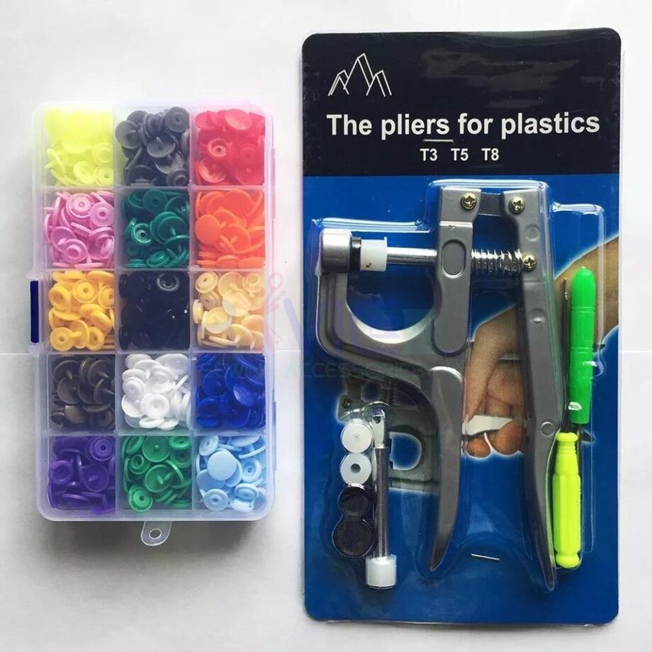 Plastic Snap Plier Set