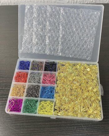 Rectangle Boxed Safety Pins