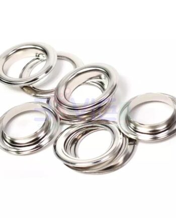14mm Silver Eyelets