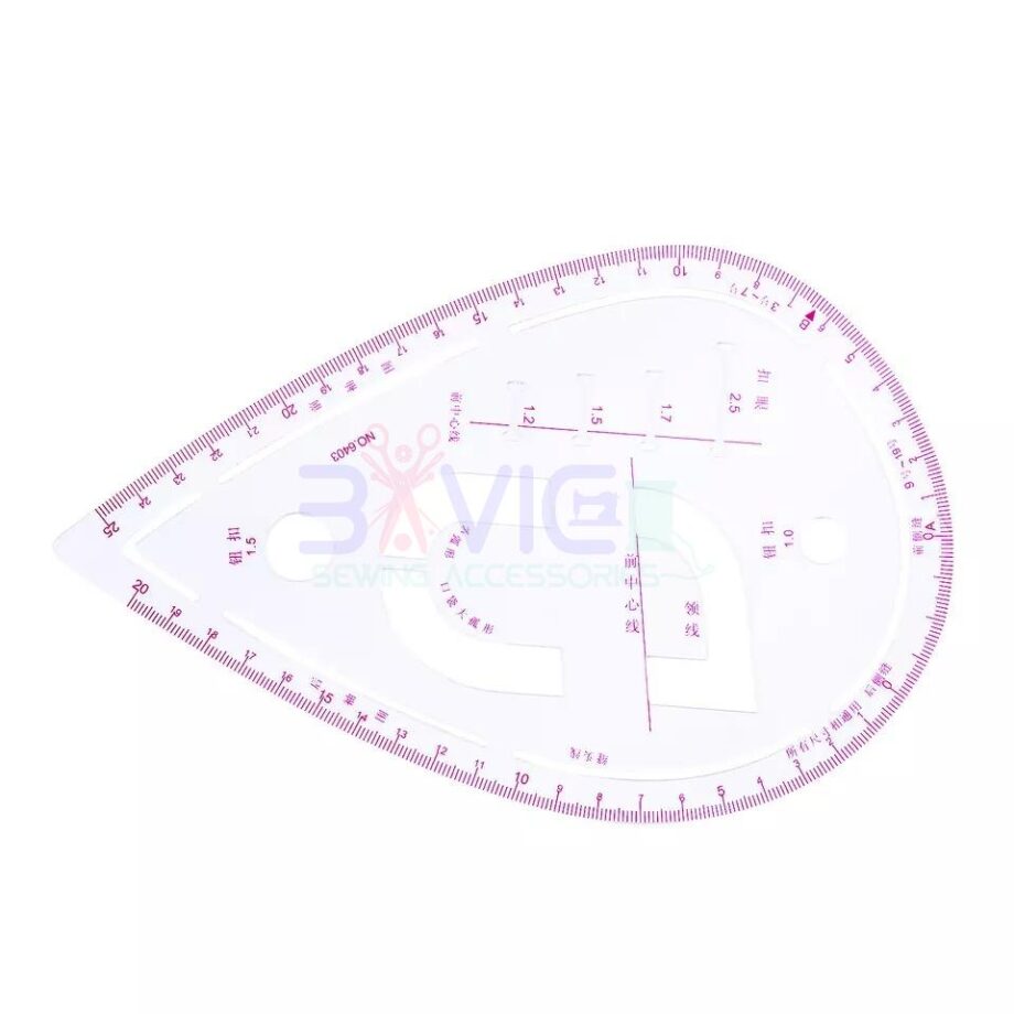 6403 Button Plastic Curve