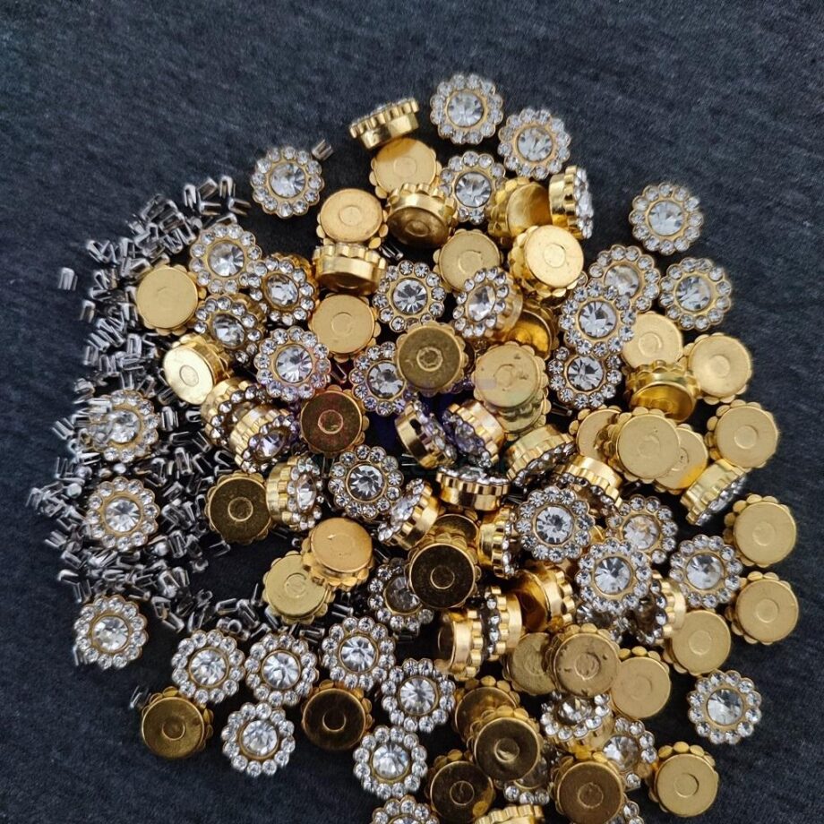White Sunflower Rivet