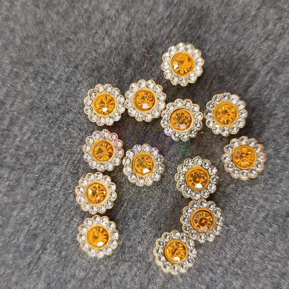 Rose Gold Sunflower Rivet