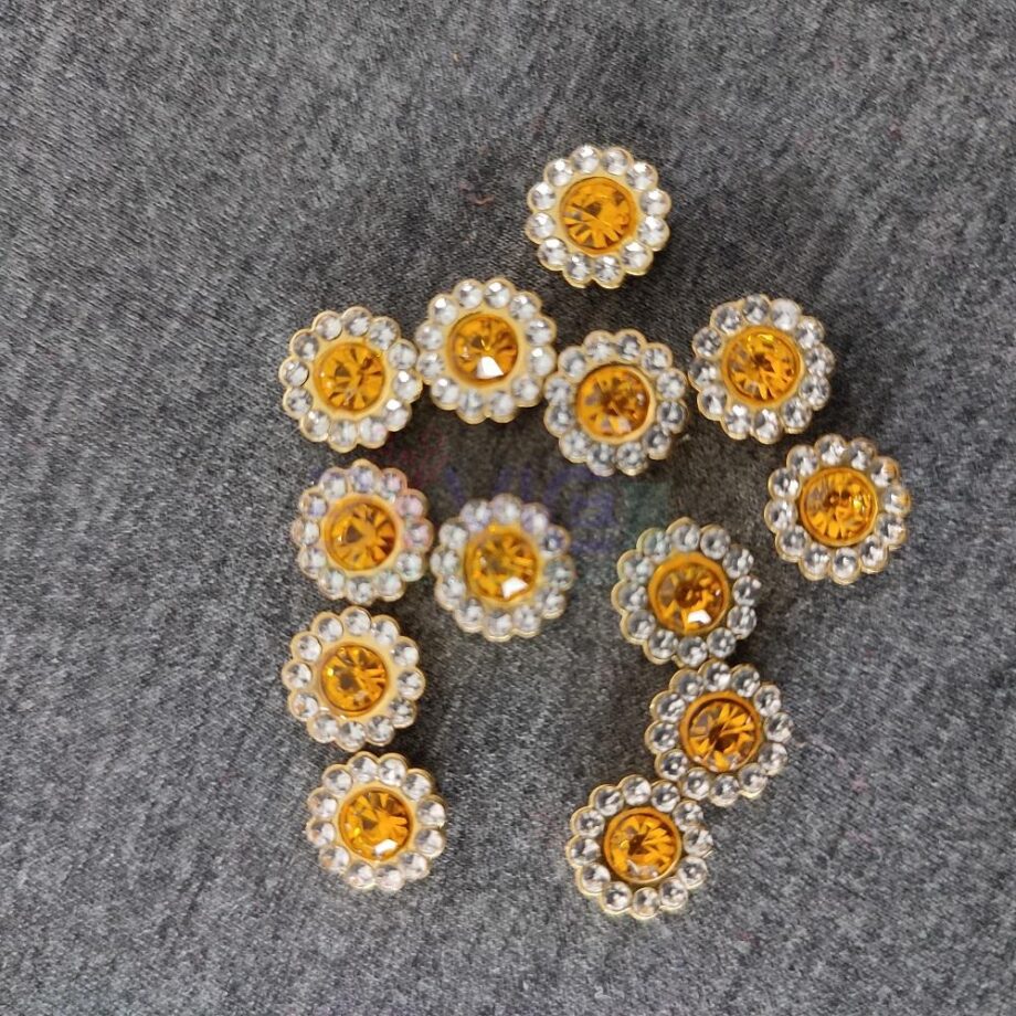Rose Gold Sunflower Rivet