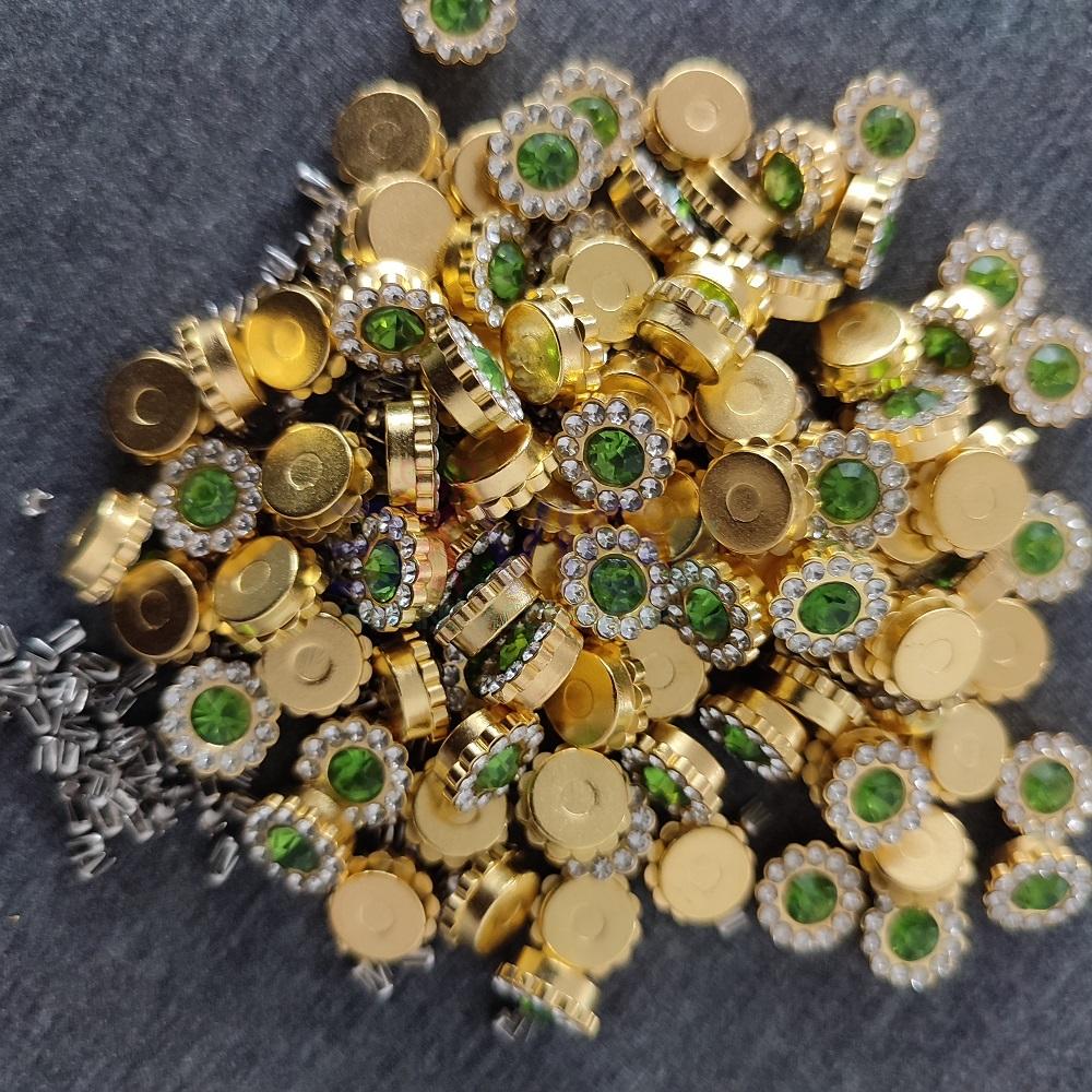 Lemon Green Sunflower Rivet - Image 3