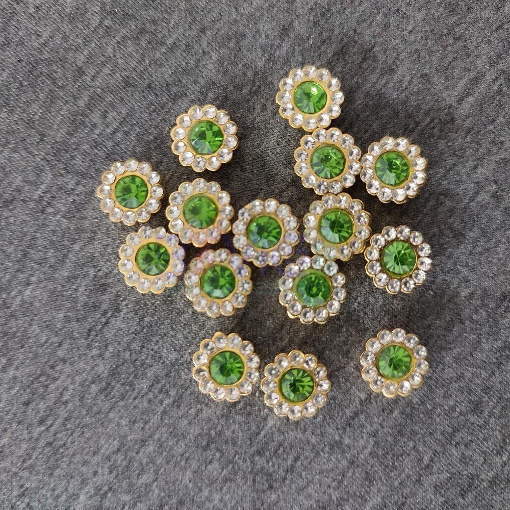 Lemon Green Sunflower Rivet - Image 4