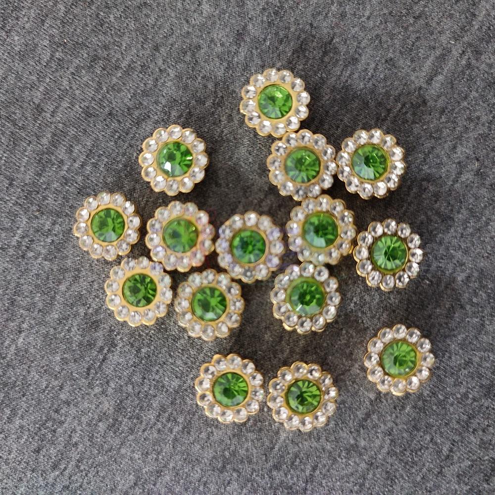 Lemon Green Sunflower Rivet - Image 5