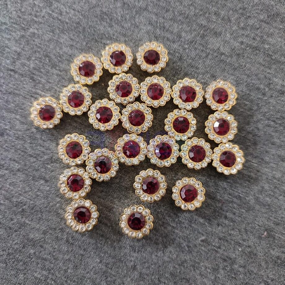 Wine Sunflower Rivet