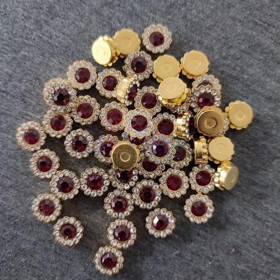 Wine Sunflower Rivet