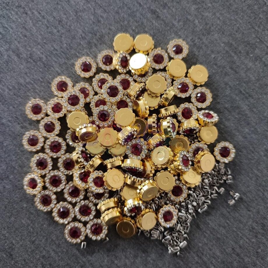 Wine Sunflower Rivet