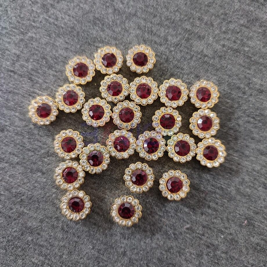 Wine Sunflower Rivet