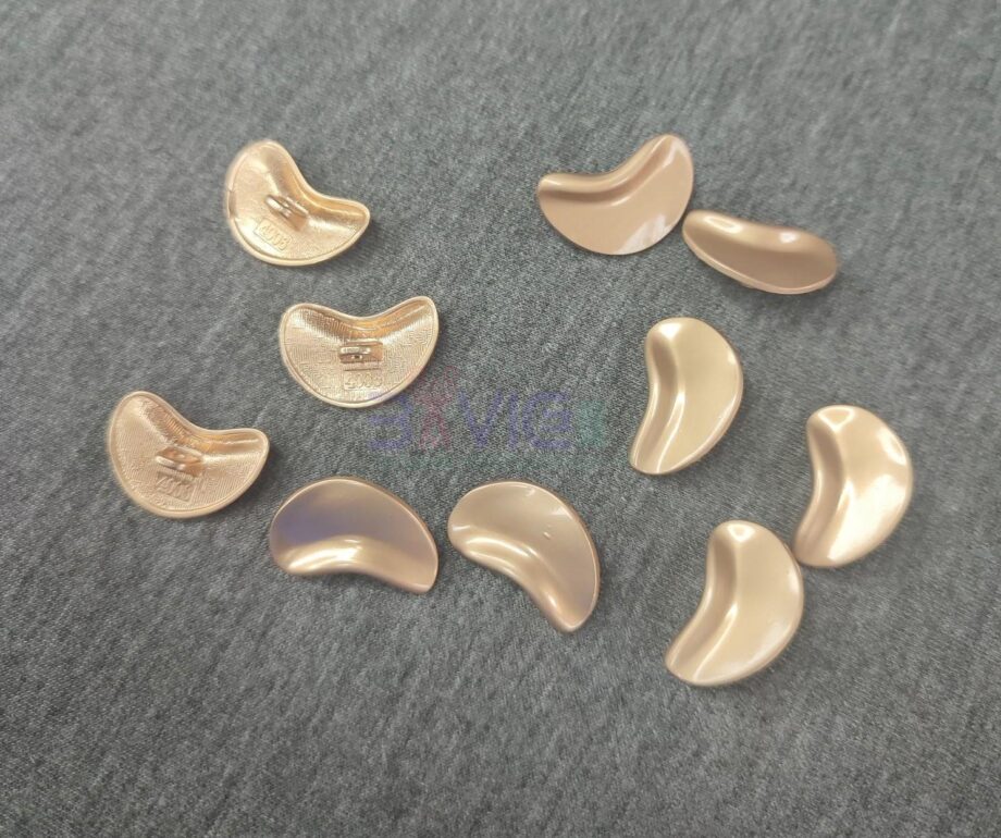 Gold Irregular Metal Button