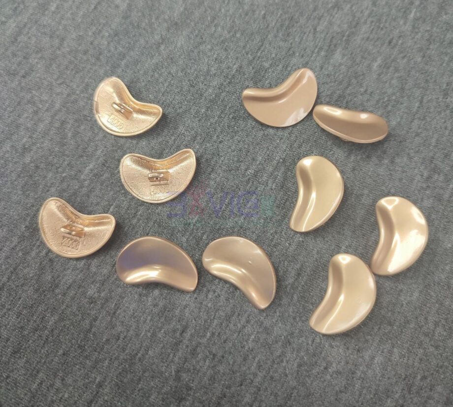 Gold Irregular Metal Button