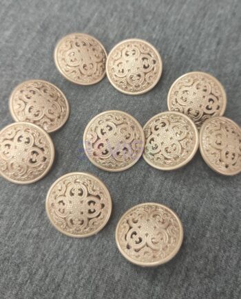 Champaign Gold Retro Metal Button