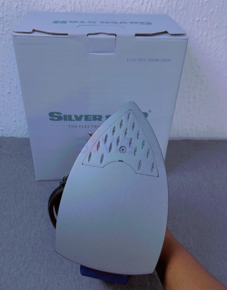 Silver Star Gravity Steam Iron + Teflon Cover