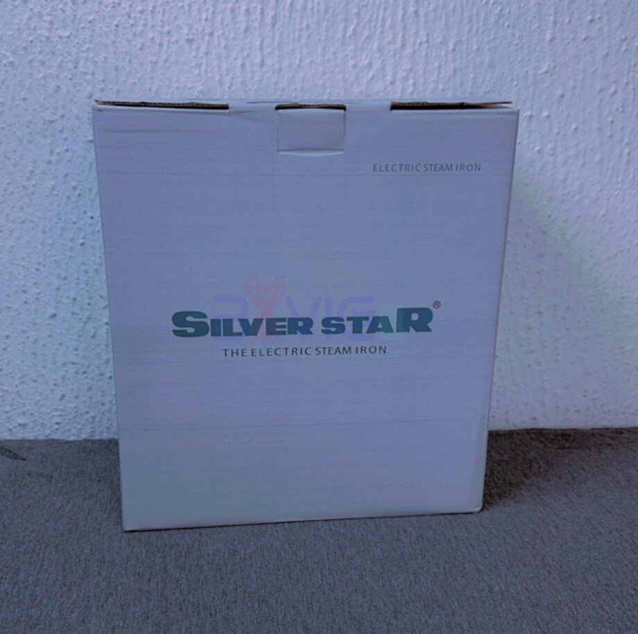 Silver Star Gravity Steam Iron + Teflon Cover