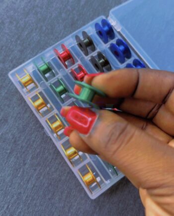 Industrial Colored Steel Bobbins with Storage