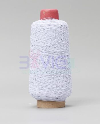 White Elastic Thread